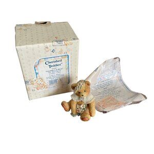 Cherished Teddies May Bear Figurine, Item #914797, Friendship Is In Bloom
